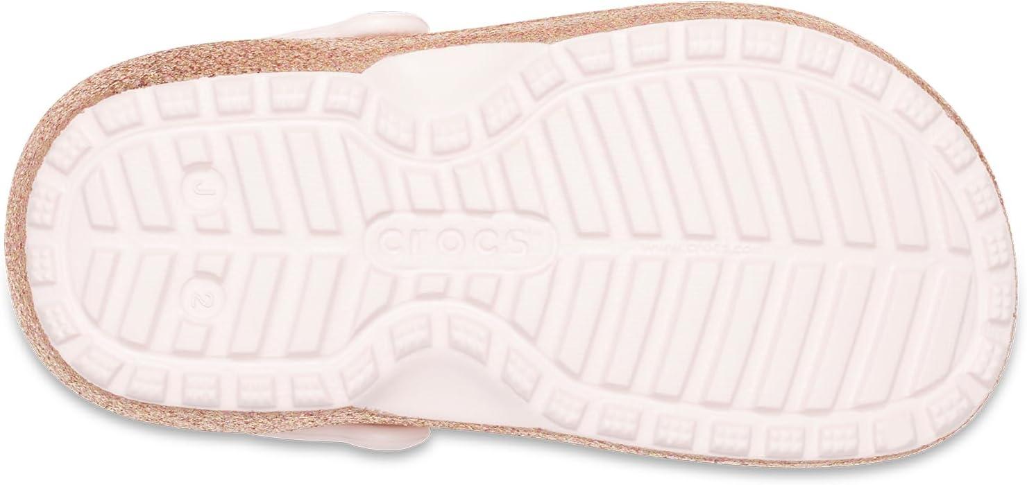 imageCrocs UnisexChild Classic Tie Dye Lined Clog  Kids SlippersGoldBarely Pink