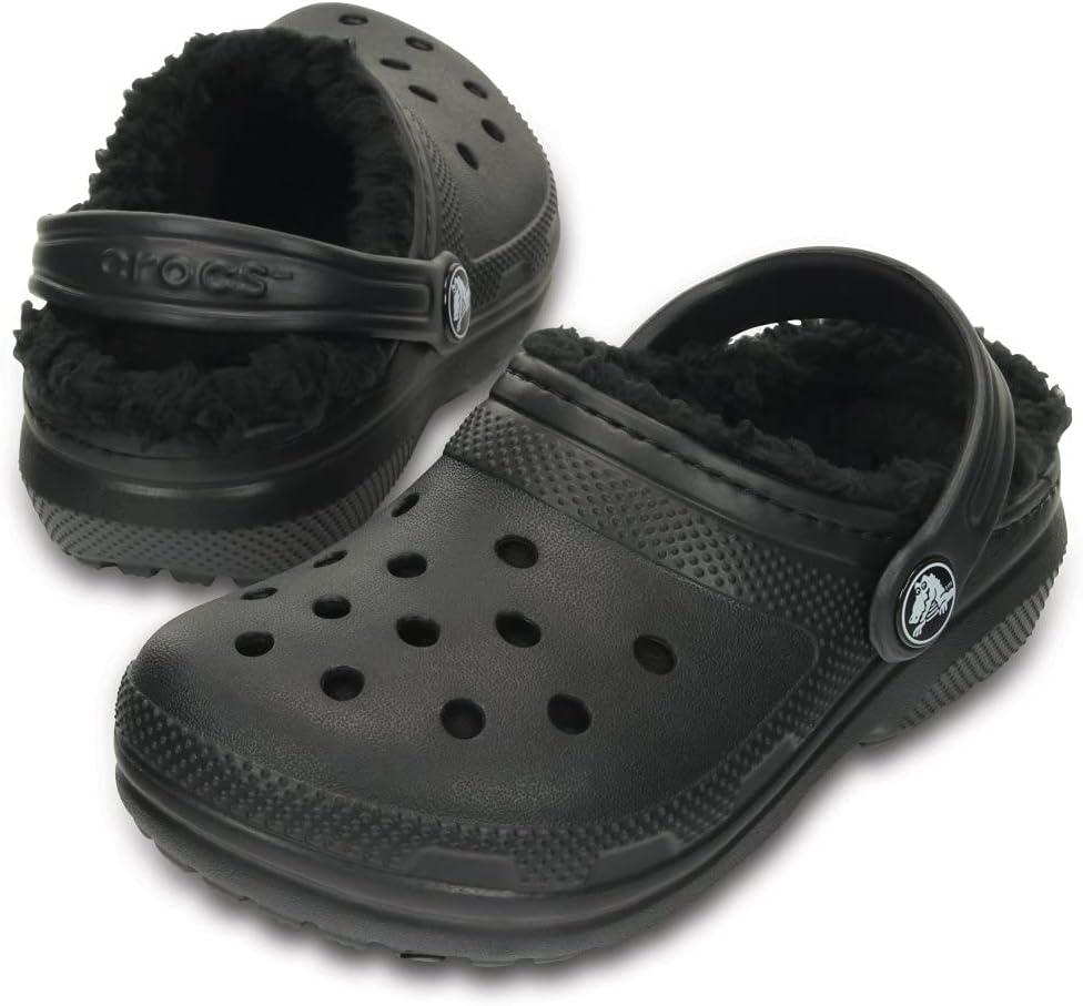 imageCrocs UnisexChild Classic Tie Dye Lined Clog  Kids SlippersLavenderLavender