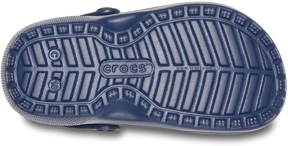 imageCrocs UnisexChild Classic Tie Dye Lined Clog  Kids SlippersNavyCharcoal