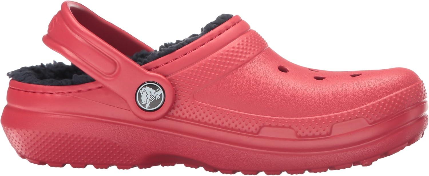 imageCrocs UnisexChild Classic Tie Dye Lined Clog  Kids SlippersPepper Navy