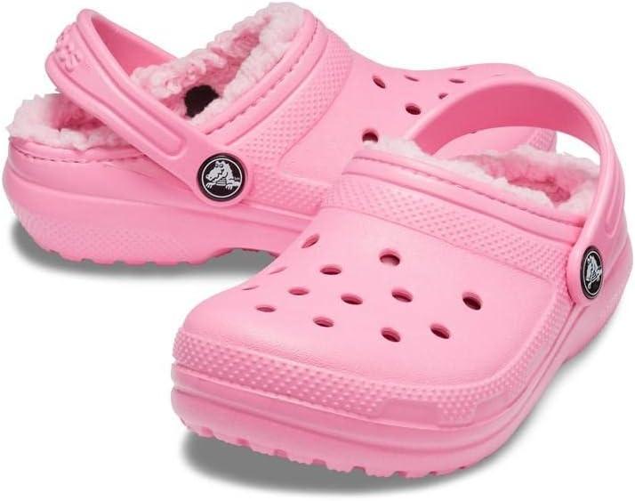 imageCrocs UnisexChild Classic Tie Dye Lined Clog  Kids SlippersPink LemonadePink Lemonade