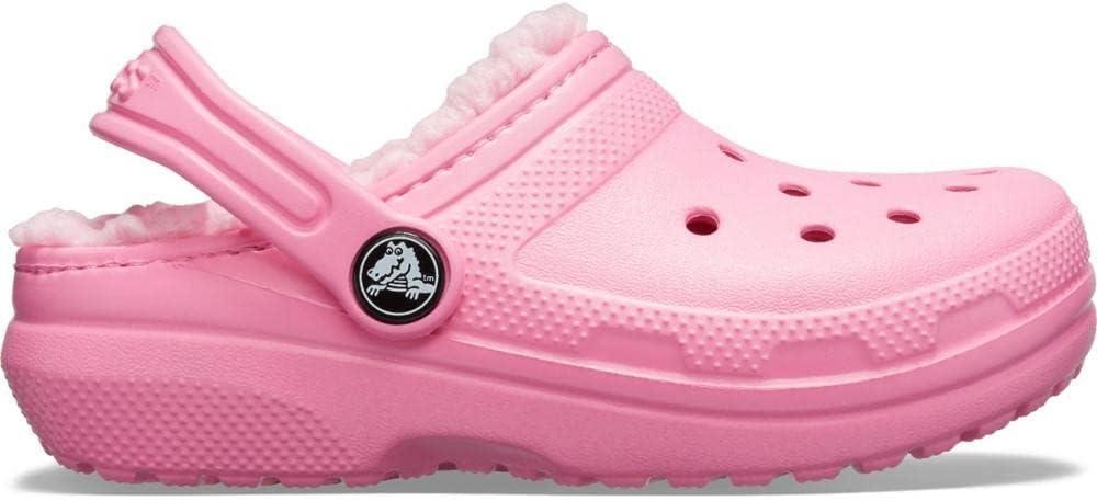 imageCrocs UnisexChild Classic Tie Dye Lined Clog  Kids SlippersPink LemonadePink Lemonade