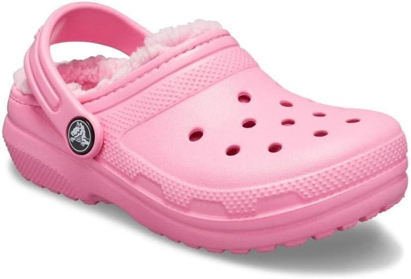 imageCrocs UnisexChild Classic Tie Dye Lined Clog  Kids SlippersPink LemonadePink Lemonade