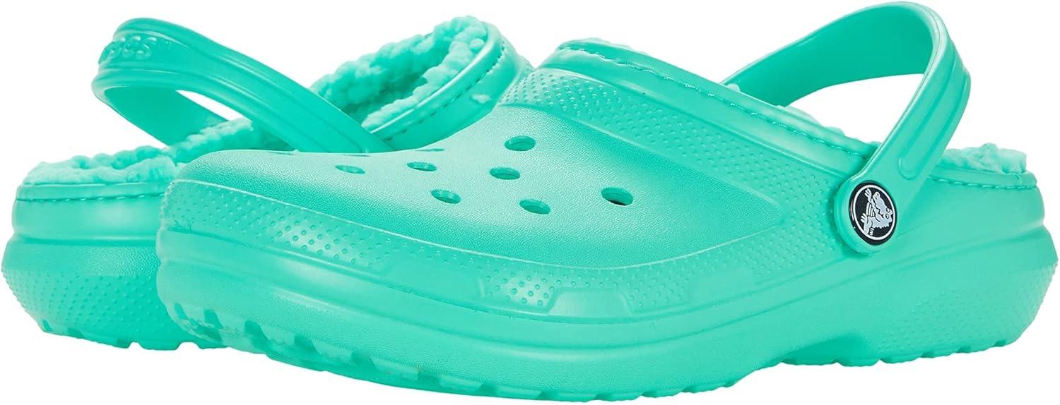 imageCrocs UnisexChild Classic Tie Dye Lined Clog  Kids SlippersPistachio