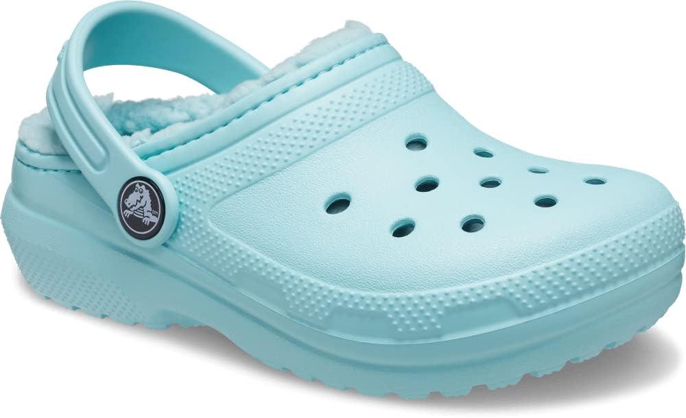 imageCrocs UnisexChild Classic Tie Dye Lined Clog  Kids SlippersPure Water
