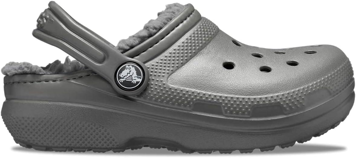 imageCrocs UnisexChild Classic Tie Dye Lined Clog  Kids SlippersSlate GreySmoke