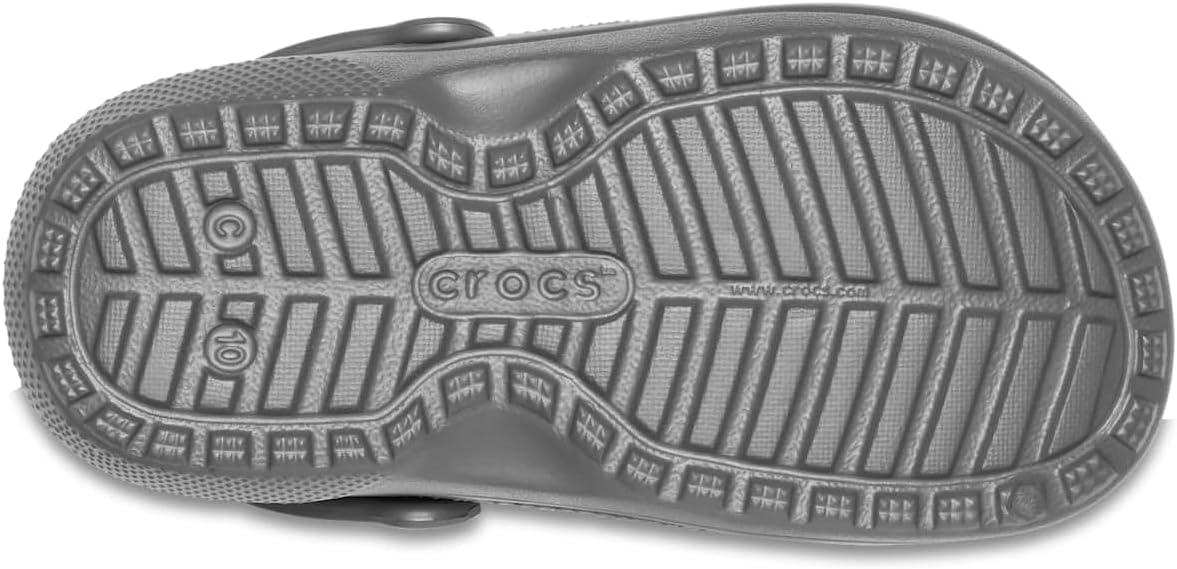 imageCrocs UnisexChild Classic Tie Dye Lined Clog  Kids SlippersSlate GreySmoke
