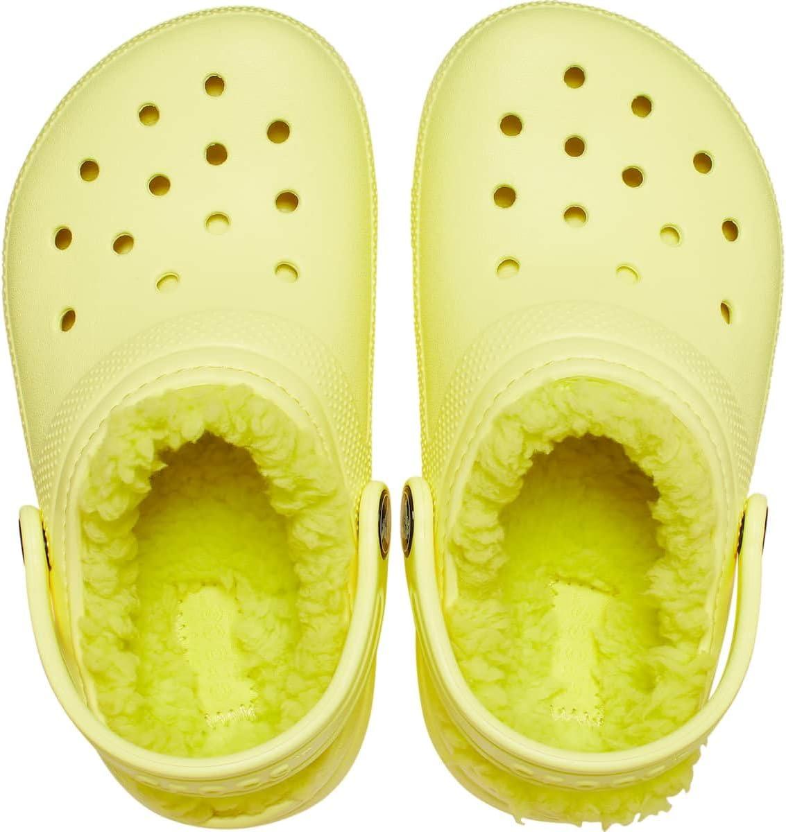 imageCrocs UnisexChild Classic Tie Dye Lined Clog  Kids SlippersSulphur