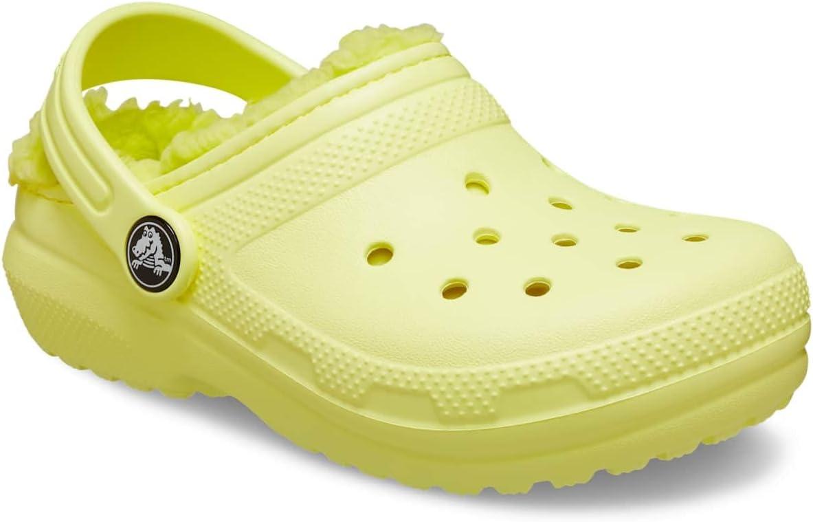 imageCrocs UnisexChild Classic Tie Dye Lined Clog  Kids SlippersSulphur