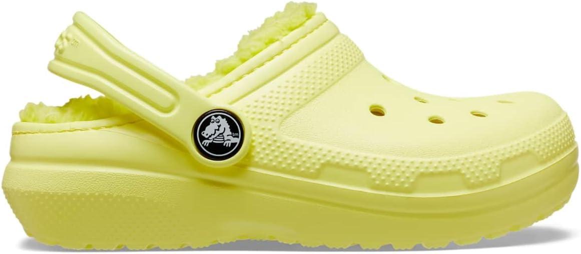 imageCrocs UnisexChild Classic Tie Dye Lined Clog  Kids SlippersSulphur