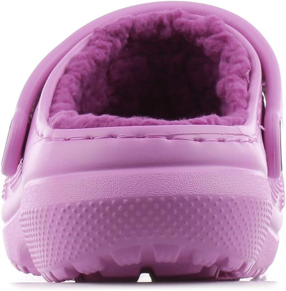 imageCrocs UnisexChild Classic Tie Dye Lined Clog  Kids SlippersTaffy Pink