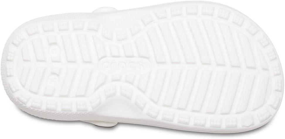 imageCrocs UnisexChild Classic Tie Dye Lined Clog  Kids SlippersWhiteGrey