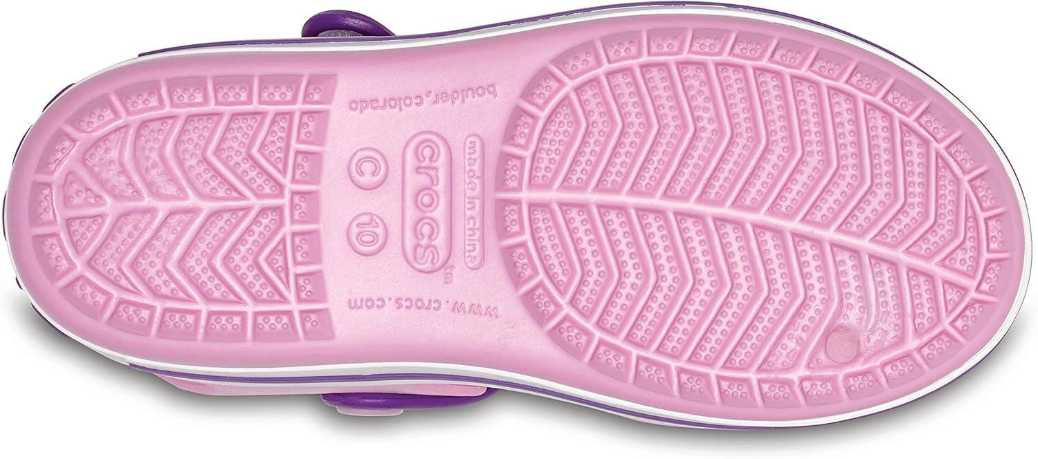 imageCrocs UnisexChild Crocband SandalCarnationAmethyst