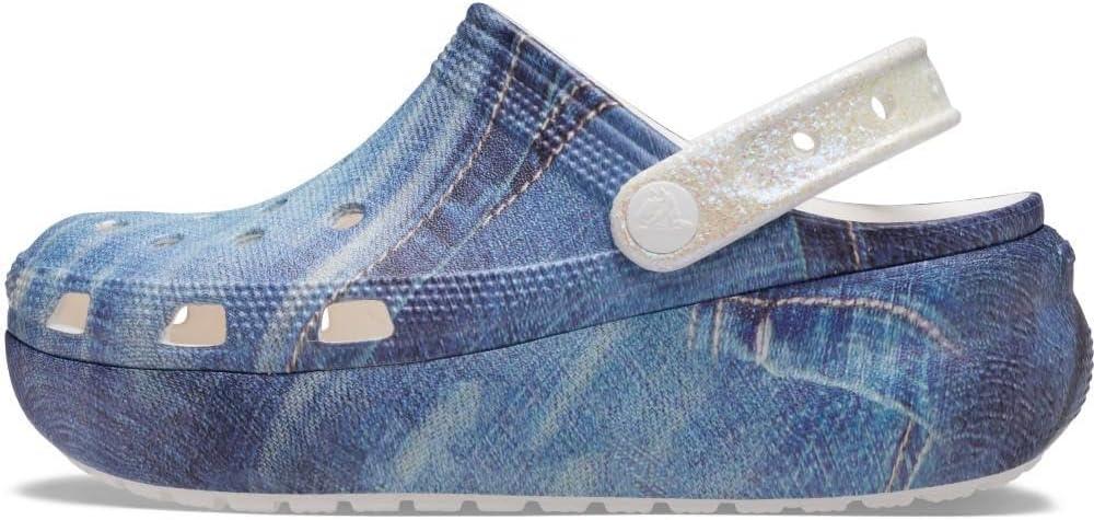 imageCrocs UnisexChild Cutie Crush ClogWhiteMulti Denim