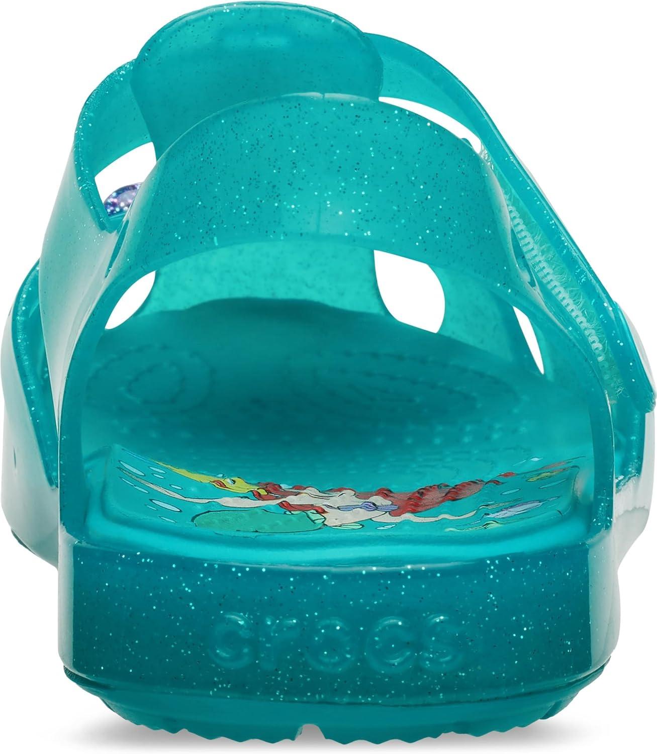 imageCrocs UnisexChild Disney Princess Isabella Glitter Sandals ToddlerLatigo BayAriel