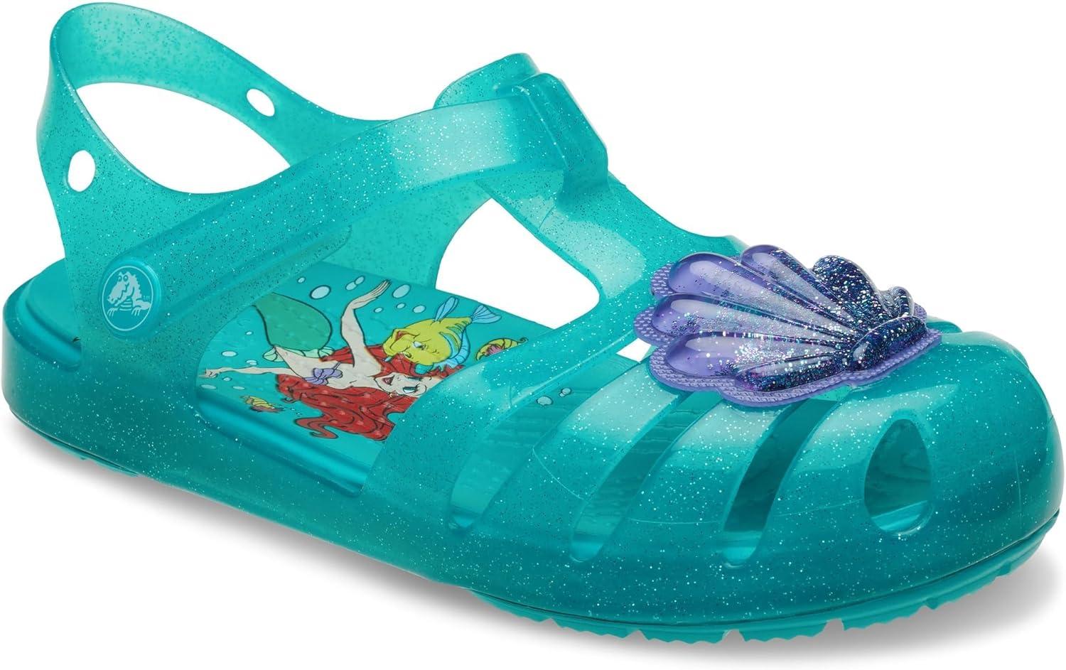 imageCrocs UnisexChild Disney Princess Isabella Glitter Sandals ToddlerLatigo BayAriel