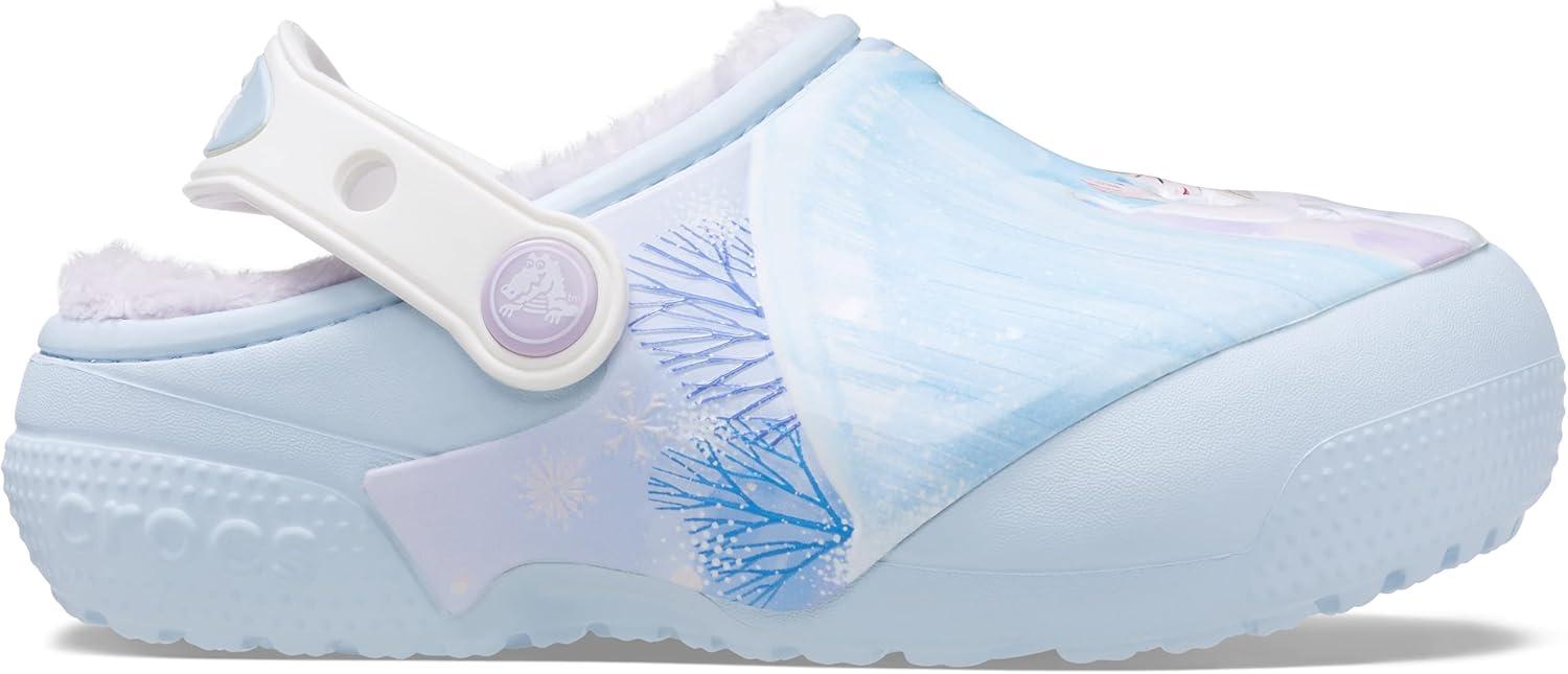 imageCrocs UnisexChild Fun Lab Lined Disney Frozen Ii ClogMineral Blue