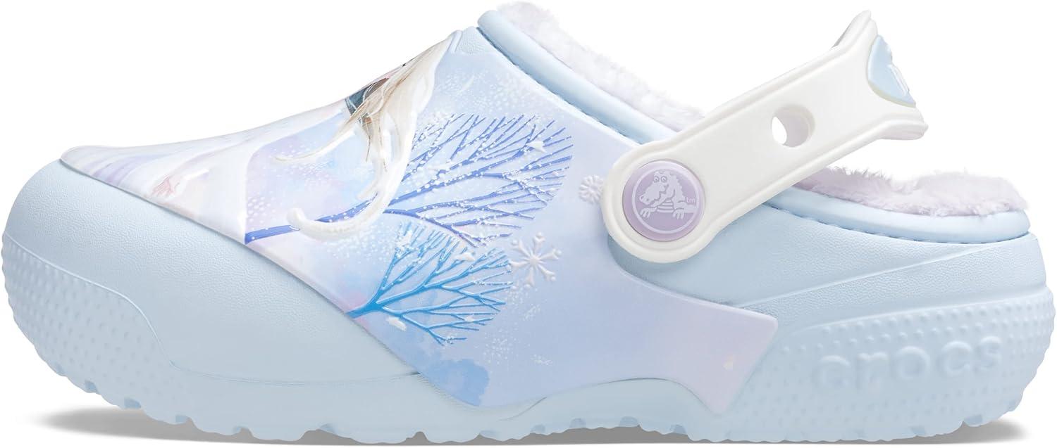 imageCrocs UnisexChild Fun Lab Lined Disney Frozen Ii ClogMineral Blue