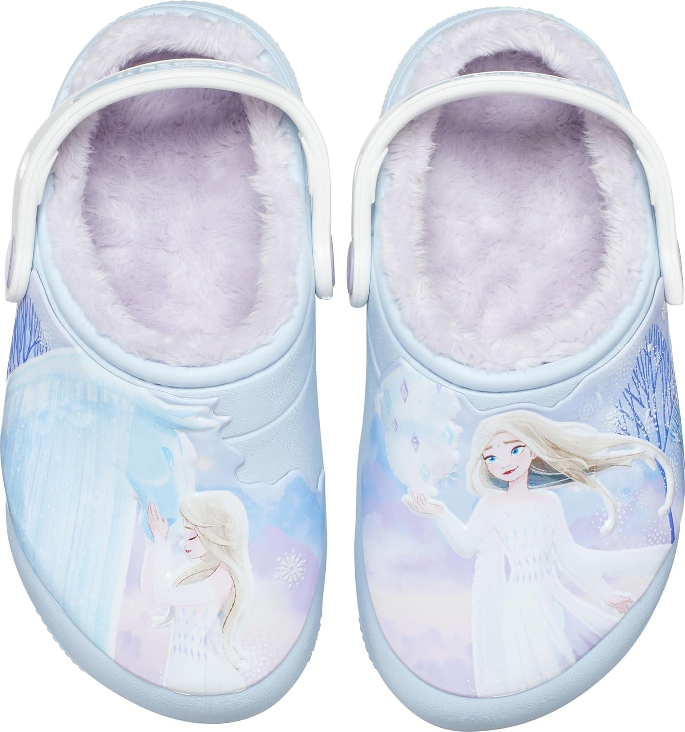 imageCrocs UnisexChild Fun Lab Lined Disney Frozen Ii ClogMineral Blue
