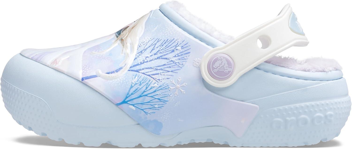 imageCrocs UnisexChild Fun Lab Lined Disney Frozen Ii ClogMineral Blue