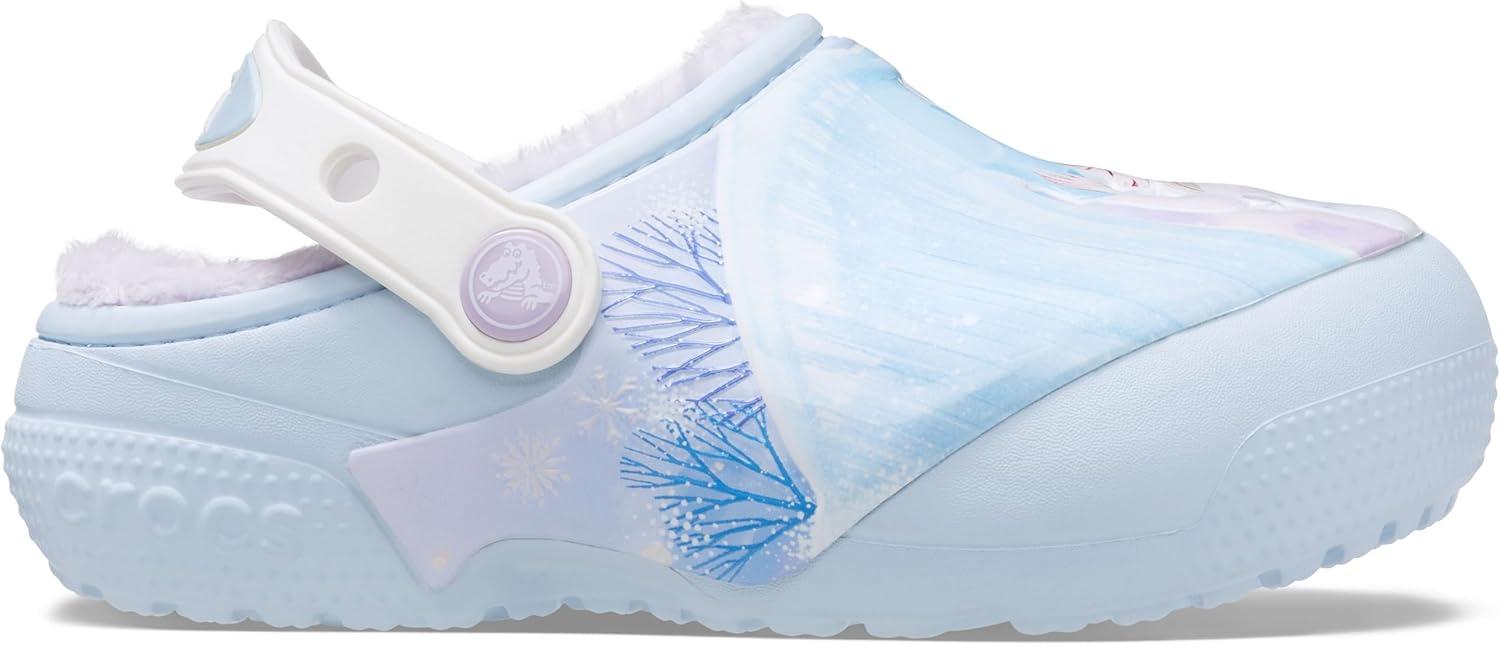 imageCrocs UnisexChild Fun Lab Lined Disney Frozen Ii ClogMineral Blue