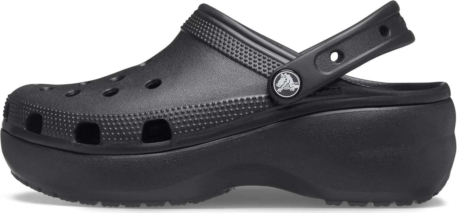 imageCrocs Womens Classic Clogs Platform ShoesBlack