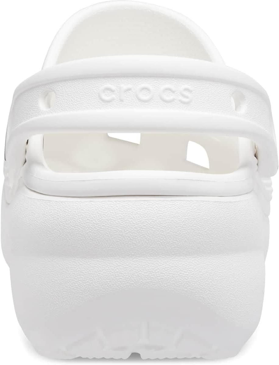 imageCrocs Womens Classic Clogs Platform ShoesWhite