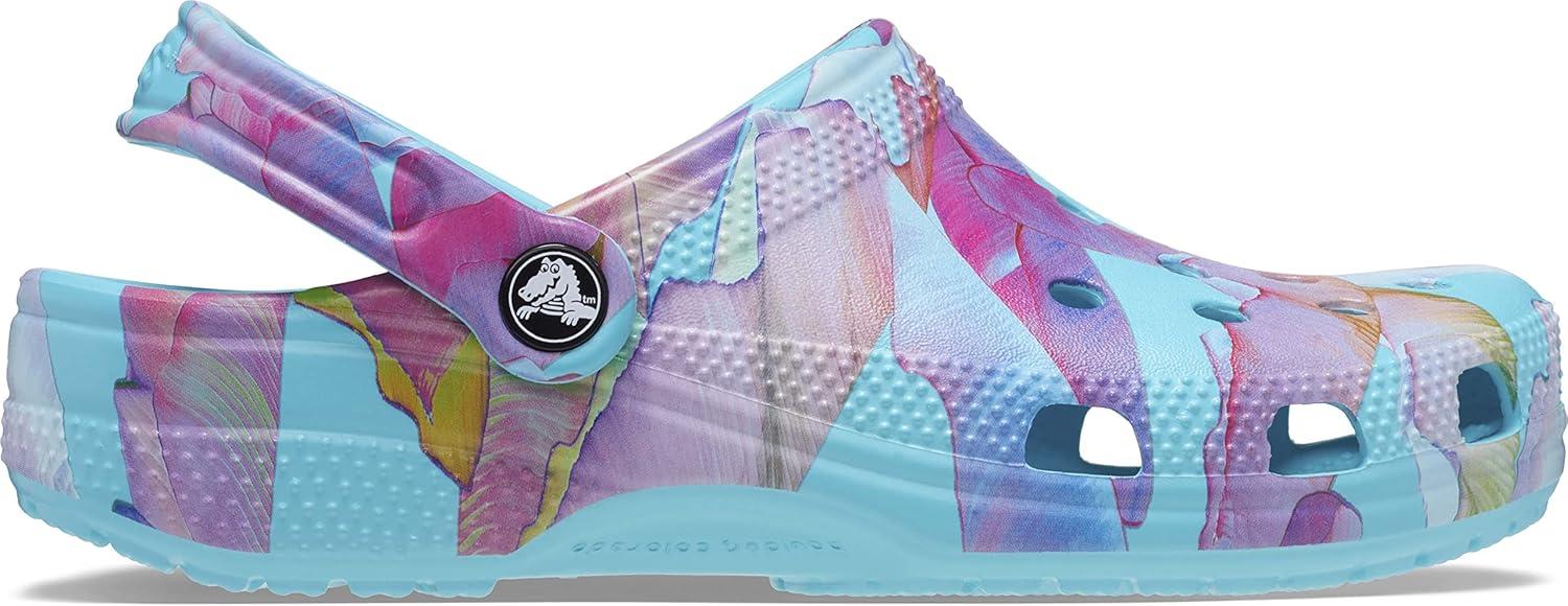 imageCrocs Womens Classic Marbled Tiedye ClogsNeptuneMulti