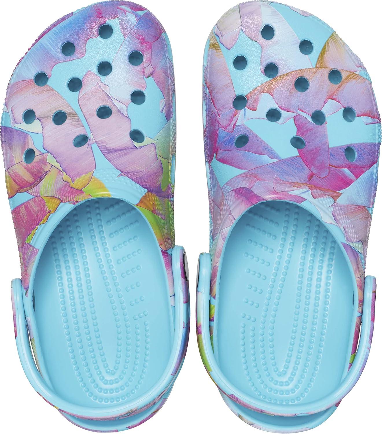 imageCrocs Womens Classic Marbled Tiedye ClogsNeptuneMulti