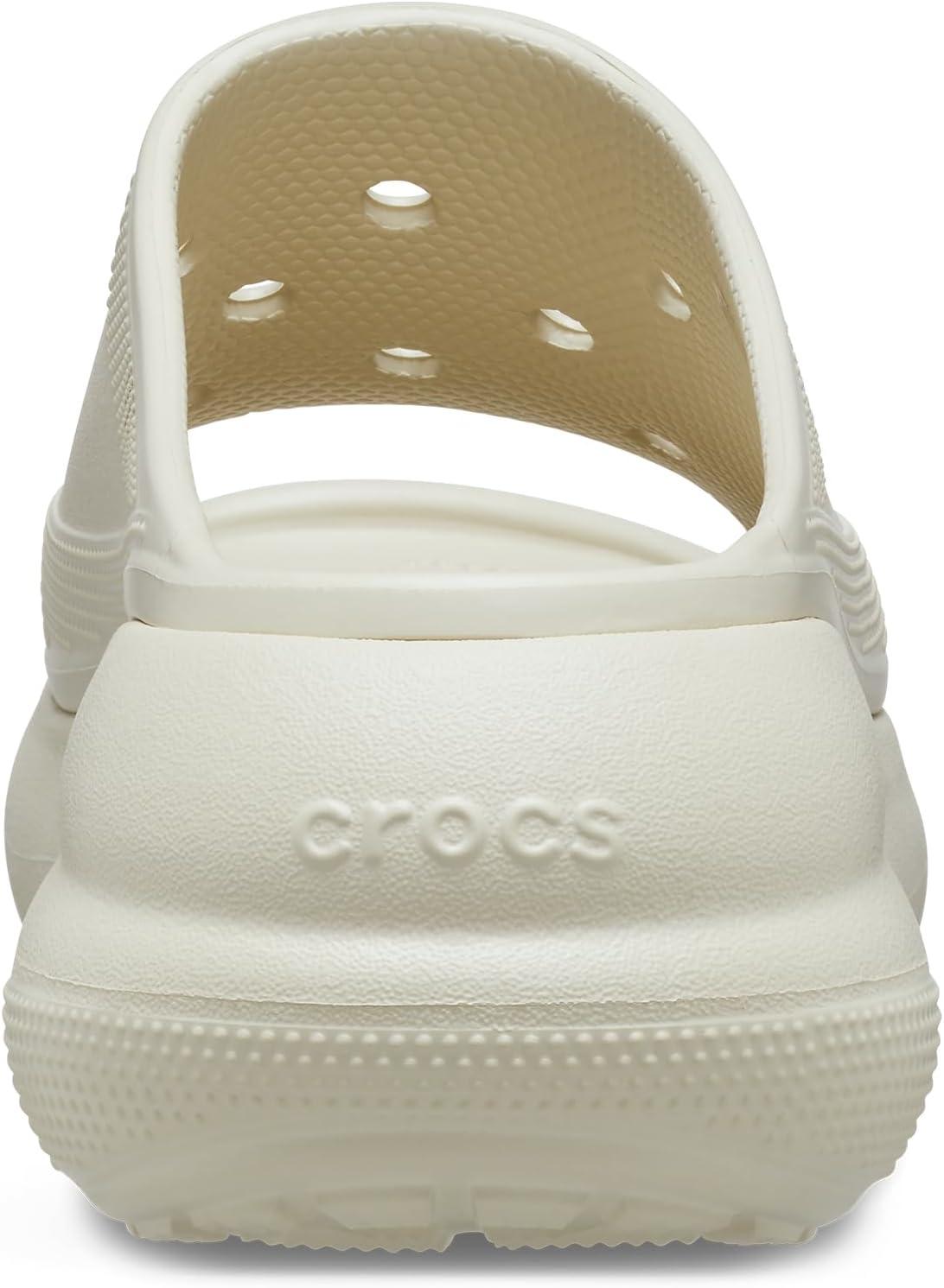 imageCrocs Womens Crush Slide Wedge SandalBone