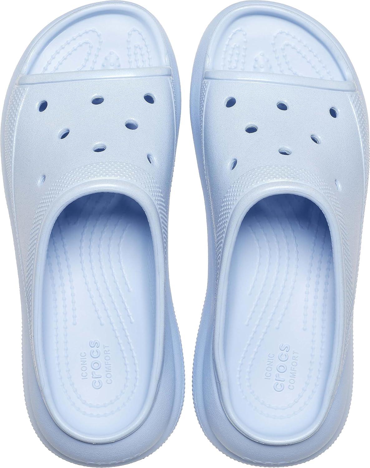 imageCrocs Womens Crush Slide Wedge SandalDreamscape