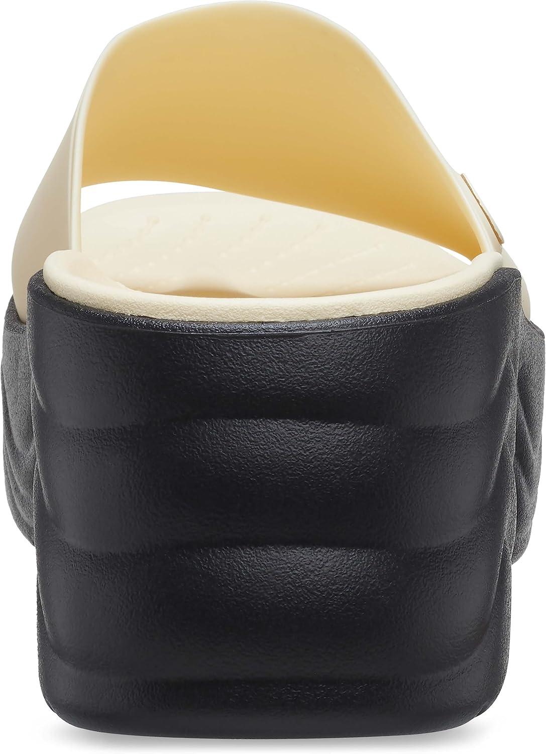imageCrocs Womens Skyline Slides SandalVanillaBlack