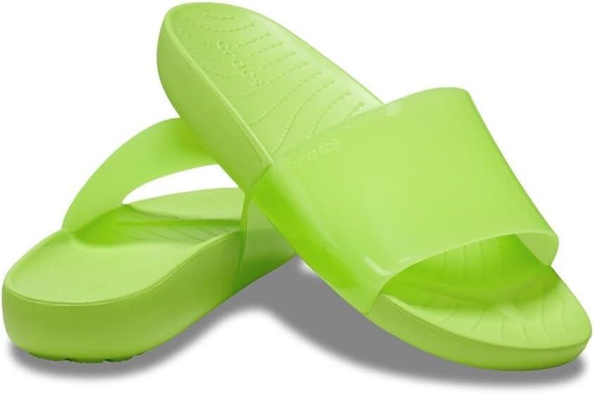 imageCrocs Womens Splash Slide SandalLimeade