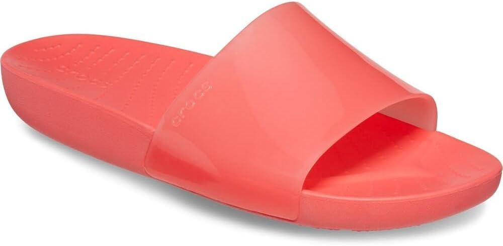 imageCrocs Womens Splash Slide SandalNeon Watermelon