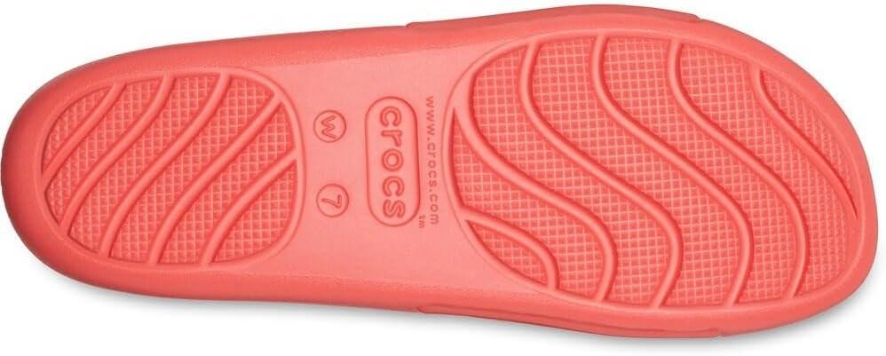 imageCrocs Womens Splash Slide SandalNeon Watermelon