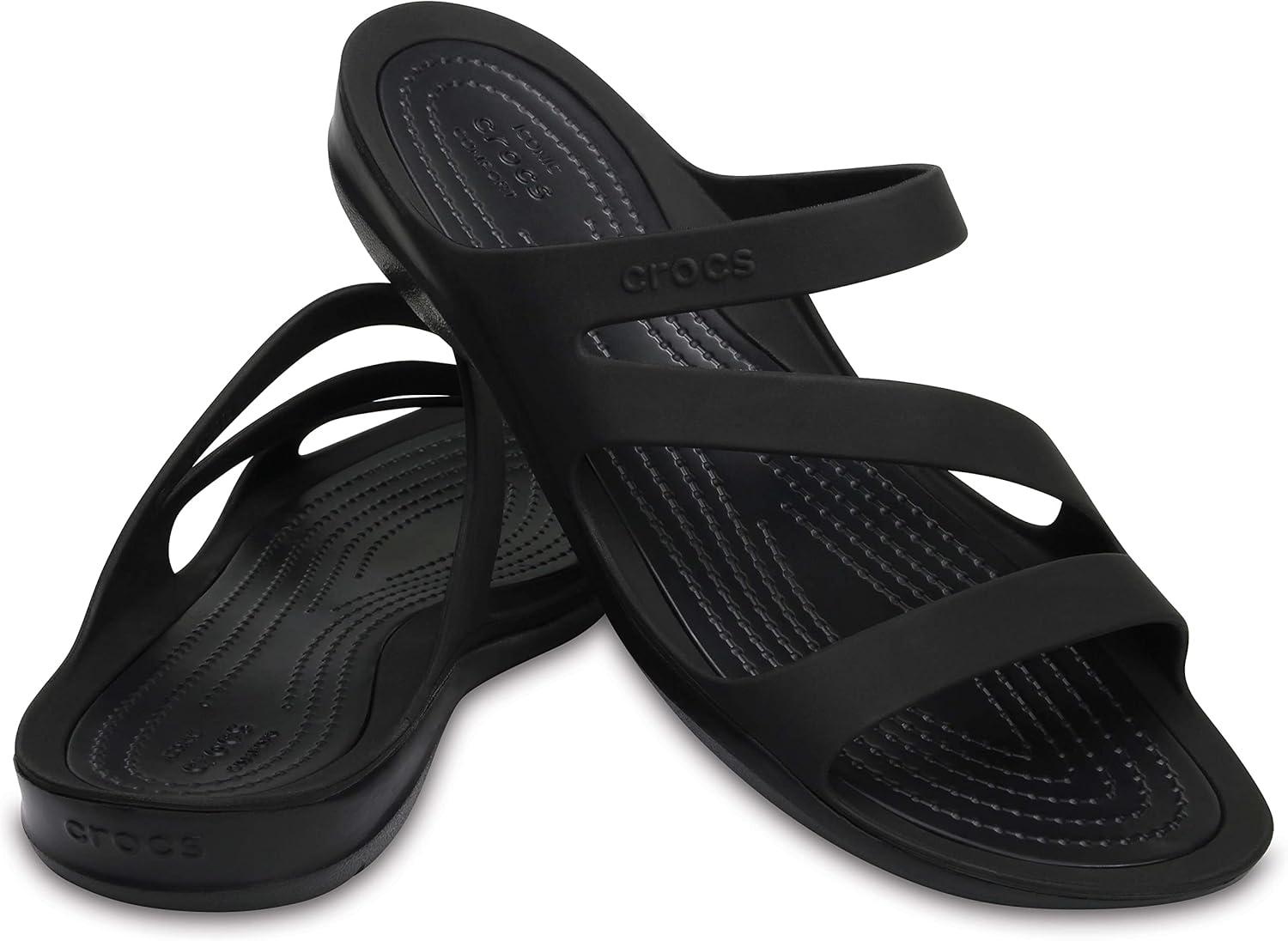 imageCrocs Womens Swiftwater SandalBlackBlack