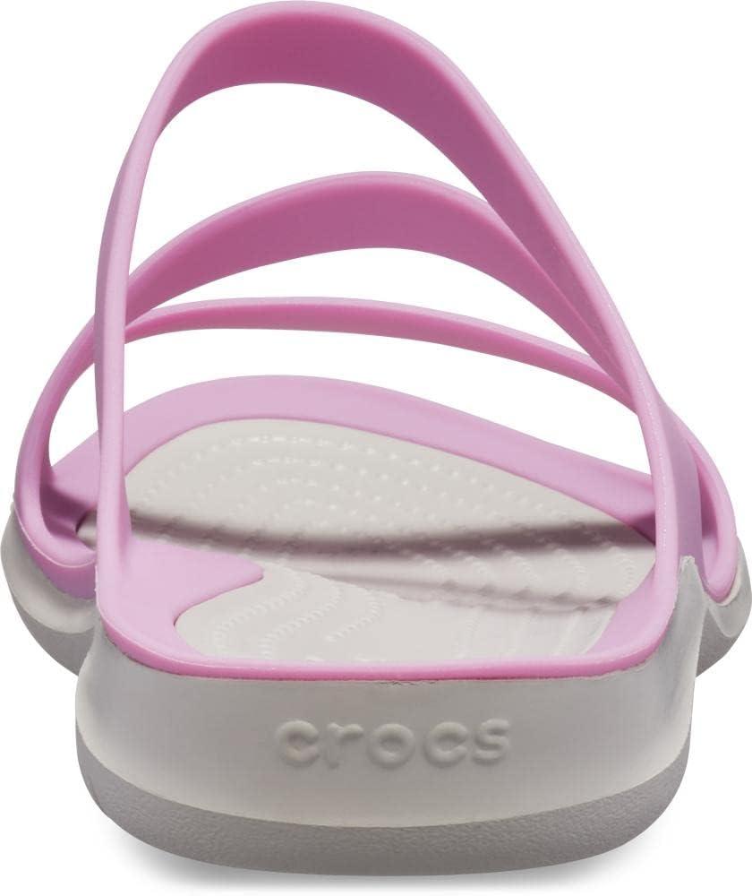 imageCrocs Womens Swiftwater SandalViolet Pearl White