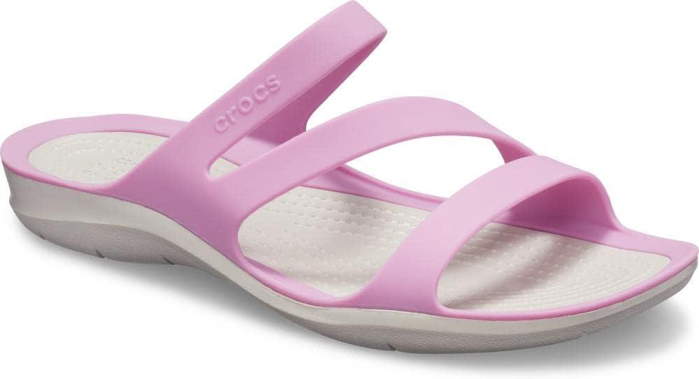 imageCrocs Womens Swiftwater SandalViolet Pearl White