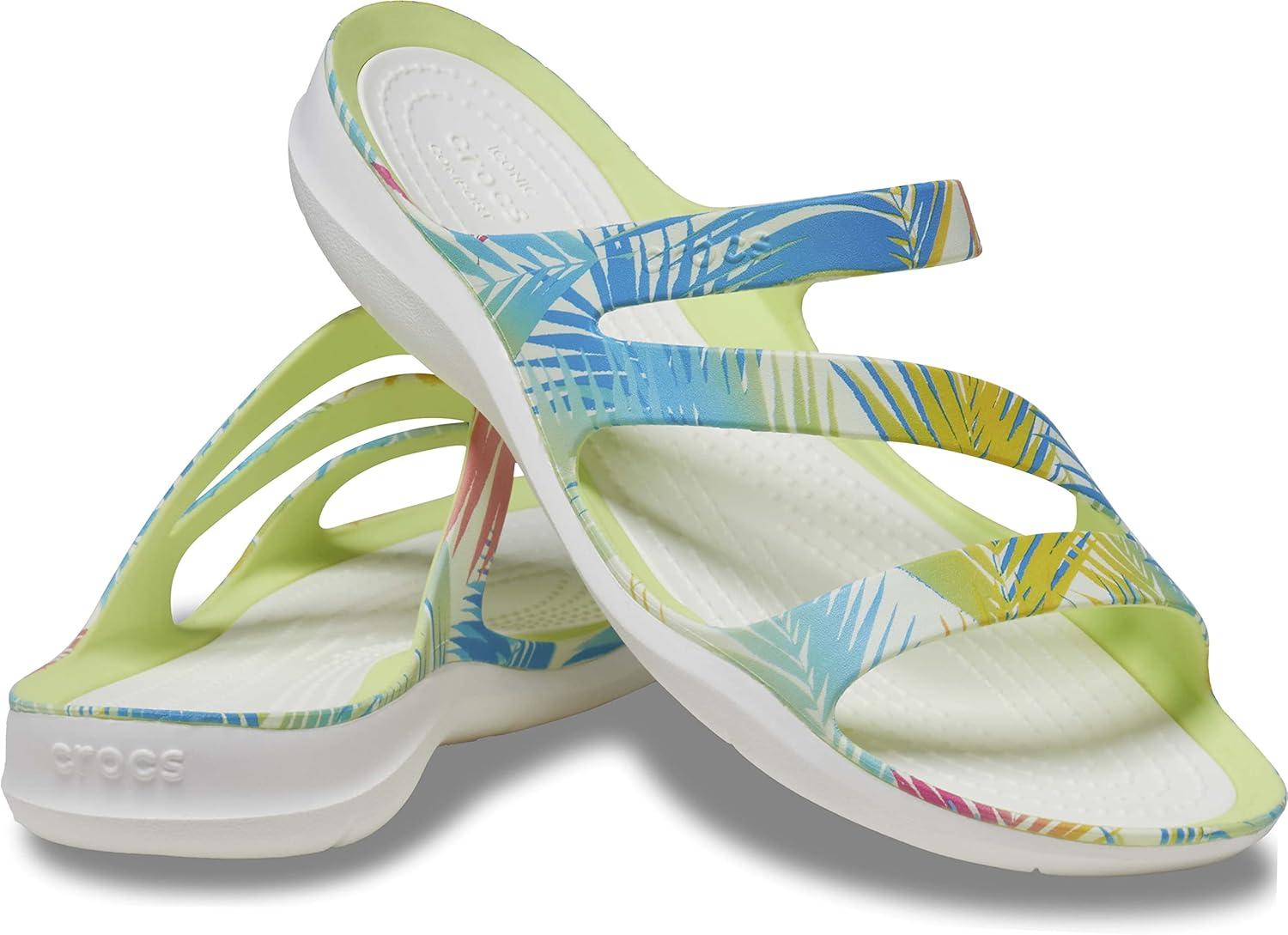 imageCrocs Womens Swiftwater SandalWhiteTropical
