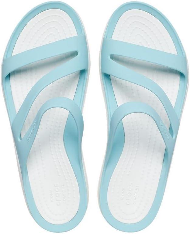 imageCrocs Womens Swiftwater Sandals SlidePure WaterWhite