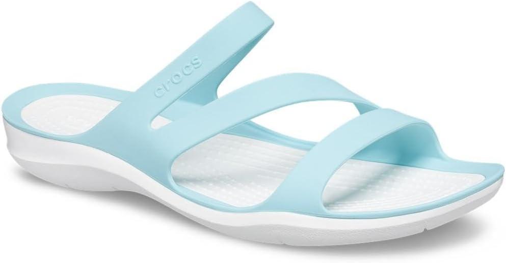 imageCrocs Womens Swiftwater Sandals SlidePure WaterWhite