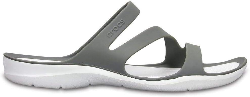 imageCrocs Womens Swiftwater Sandals SlideSmokeWhite