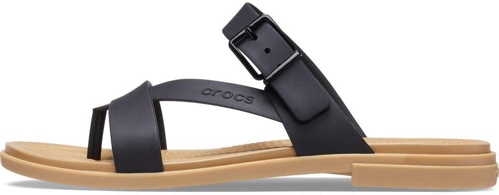 imageCrocs Womens Tulum Toe Post SandalsDark Gold