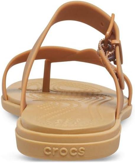 imageCrocs Womens Tulum Toe Post SandalsDark Gold