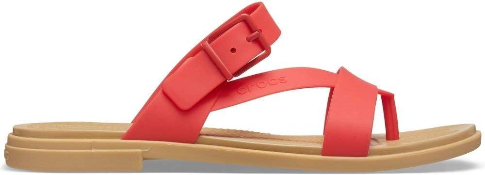 imageCrocs Womens Tulum Toe Post SandalsFlame