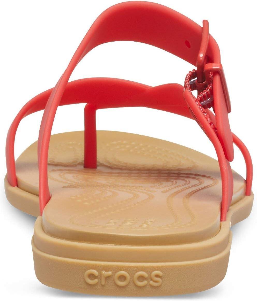 imageCrocs Womens Tulum Toe Post SandalsFlame