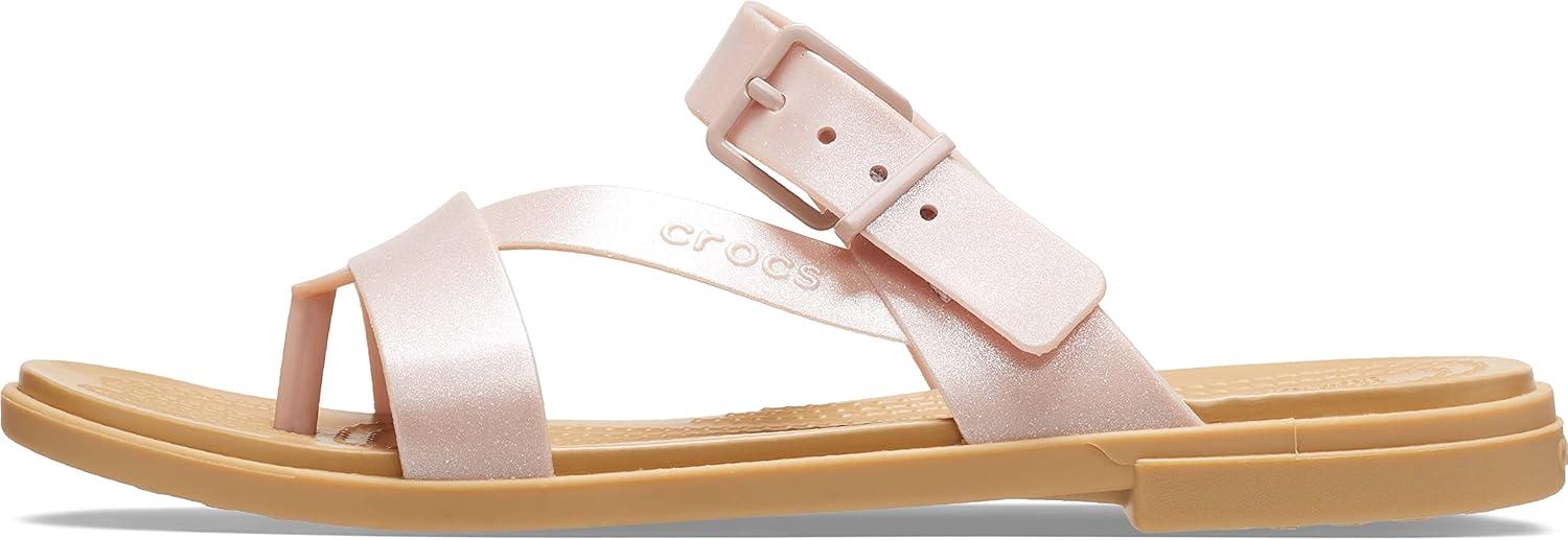 imageCrocs Womens Tulum Toe Post SandalsPink Clay