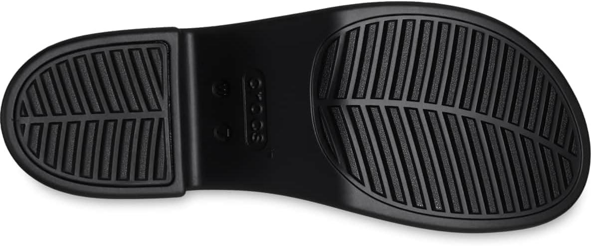 imageCrocs womens Brooklyn Slide HeelBlackBlack