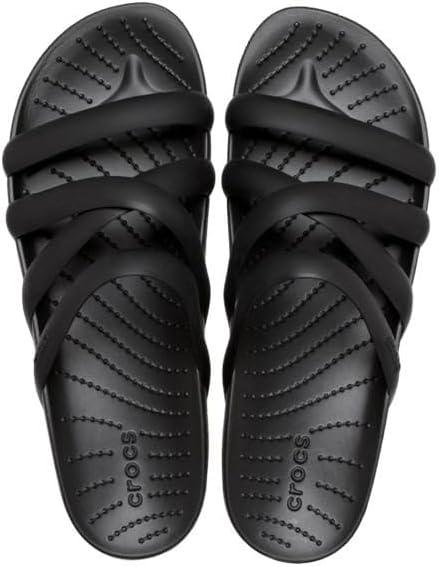 imageCrocs womens Splash Strappy SandalsBlack