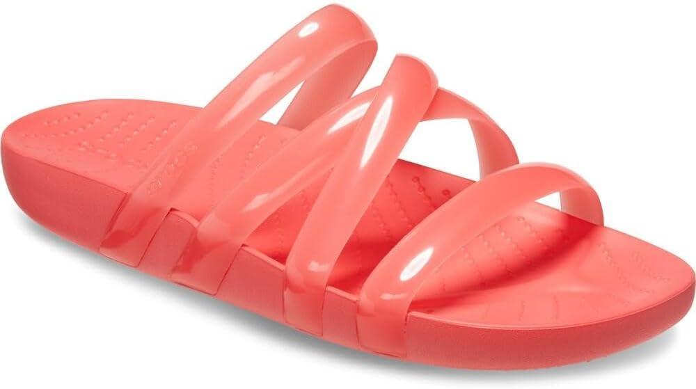 imageCrocs womens Splash Strappy SandalsNeon Watermelon